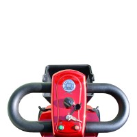 Elektrický čtyřkolový vozík RACCEWAY® SPLIT, vínový