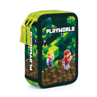 Školní penál třípatrový Playworld