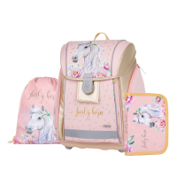Školní set 3dílný Premium Light kůň romantic
