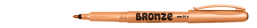 Permanentní popisovač Centropen 2670 bronzový