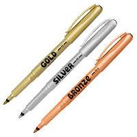 Permanentní popisovače Centropen 2670 zlatá,stříbrná,bronzová