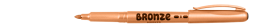 Permanentní popisovač Centropen 2690 bronzový