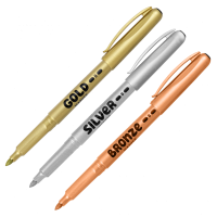 Permanentní popisovače Centropen 2690 zlatá,stříbrná,bronzová