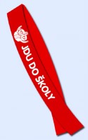 Šerpa Jdu do školy červená