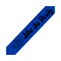 Šerpa Jdu do školy tmavě modrá