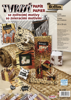 Papír na scrapbooking A4 300g Animal
