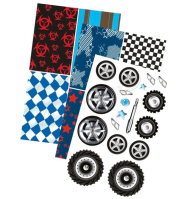 Blok kreativních šablon Monster Trucks