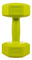 Vinylová činka LIFEFIT® 1 x 2 kg, sv. zelená