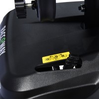 Elektrický čtyřkolový vozík RACCEWAY® SOLID, vínový