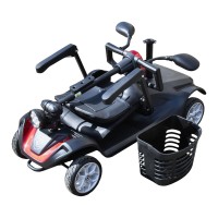 Elektrický čtyřkolový vozík RACCEWAY® SOLID, vínový