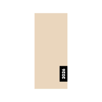 Diář 2026 měsíční Beige