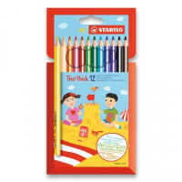 Trojhranné pastelky Stabilo Trio 12ks