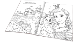 PYŠNÁ PRINCEZNA – Omalovánky na motivy filmové pohádky