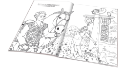 PYŠNÁ PRINCEZNA – Omalovánky na motivy filmové pohádky