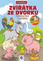 Omalovánky A5 Zvířátka na dvorku