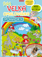 Velká omalovánka 64x90cm Pohádky