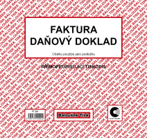 Faktura 2/3 A4 daňový doklad NCR