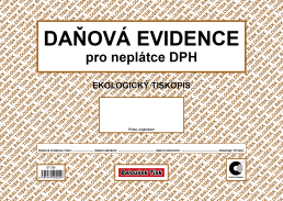 Peněžní deník A4 pro neplátce DPH