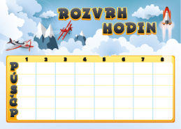 Rozvrh hodin Mráčky