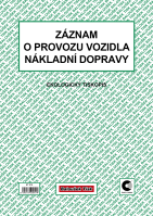 Záznam o provozu vozidla nákladní dopravy A4 stazka
