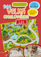 Velká omalovánka 64x90cm Les