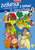 Omalovánky A4 se samolepkami Zvířátka na farmě