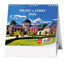 Stolní kalendář 2026 Hrady a zámky