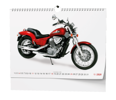 Nástěnný kalendář 2026 A3 Motorbike