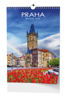 Nástěnný kalendář 2026 A3 Praha
