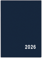 Diář 2026 měsíční Anežka-PVC modrý