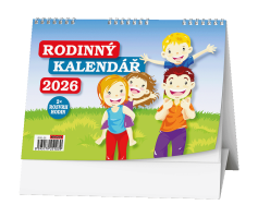 Stolní kalendář 2026 Rodinný plánovací