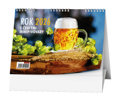 Stolní kalendář 2026 Rok s českými minipivovary