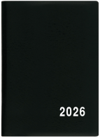 Diář 2026 měsíční Anežka-PVC černý