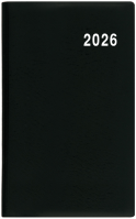 Diář 2026 měsíční Marika-PVC černý