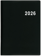 Diář 2026 čtrnáctidenní Ladislav-PVC černý