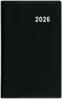 Diář 2026 čtrnáctidenní Gustav-PVC černý