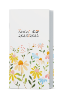 Diář 2025/26 měsíční Klára-lamino Srdce