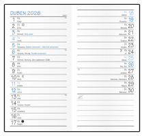 Diář 2025/26 měsíční Klára-lamino Srdce