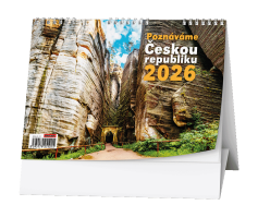 Stolní kalendář 2026 Poznáváme Českou republiku