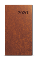 Diář 2026 týdenní kapesní Jakub-vivella hnědý