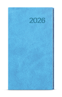 Diář 2026 týdenní kapesní Jakub-vivella světle modrý