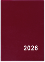 Diář 2026 čtrnáctidenní Hynek-PVC bordó