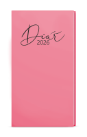 Diář 2026 týdenní kapesní Jakub-lamino pastel růžový