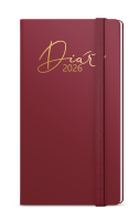 Diář 2026 týdenní A5 Jakub-luxi bordó