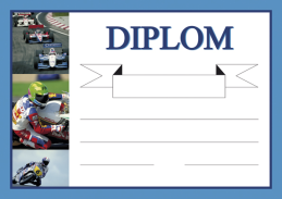 Diplom A5 Moto-sport