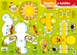 Vystřihovánky Slepička a kuřátko