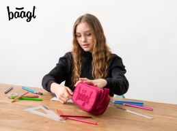 Penál etue Baagl Ruby