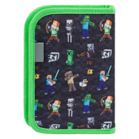 Školní penál BAAGL jednopatrový Minecraft