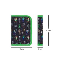 Školní penál BAAGL jednopatrový Minecraft