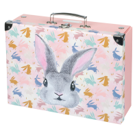 Skládací školní kufřík BAAGL Bunny s kováním